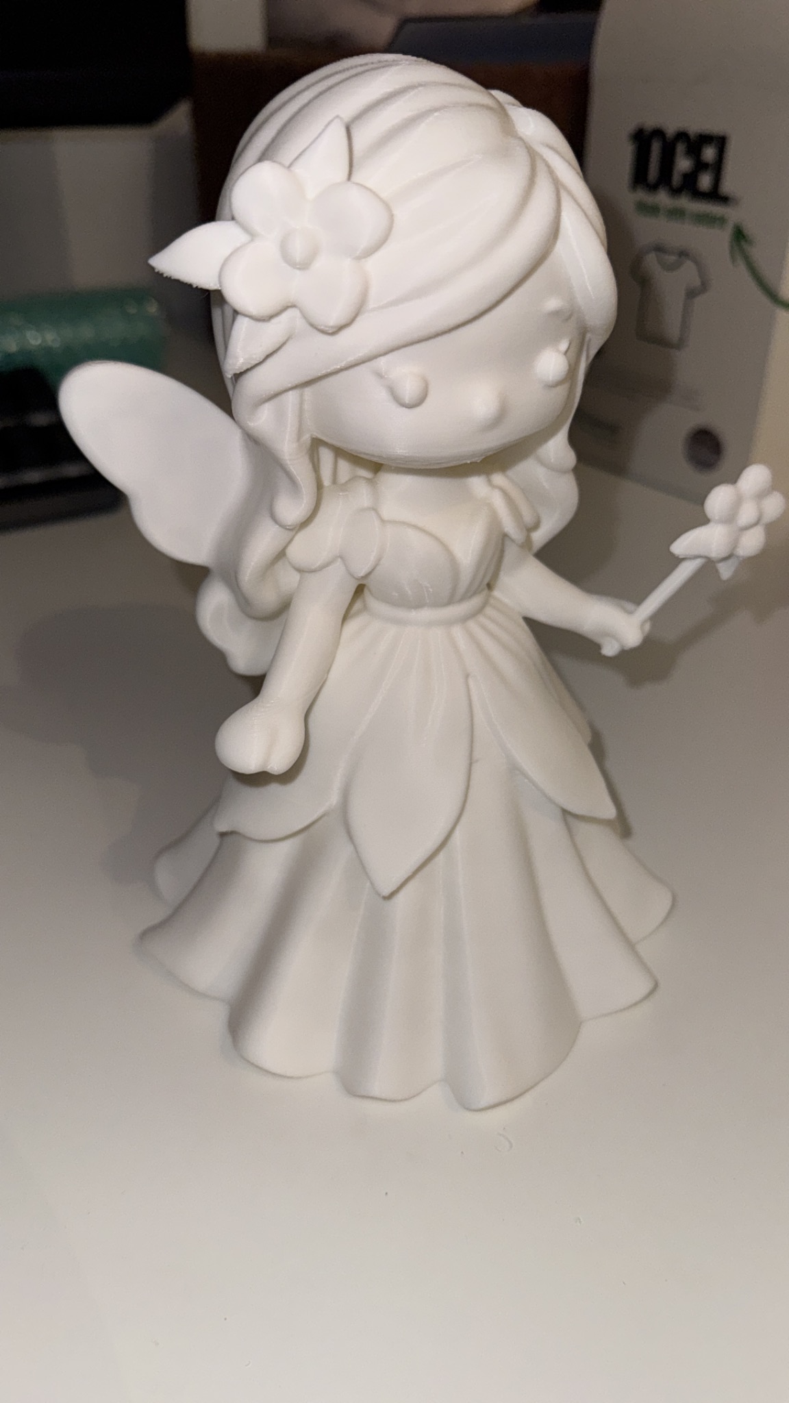 Voorbeeld van een gedetailleerde 3D print