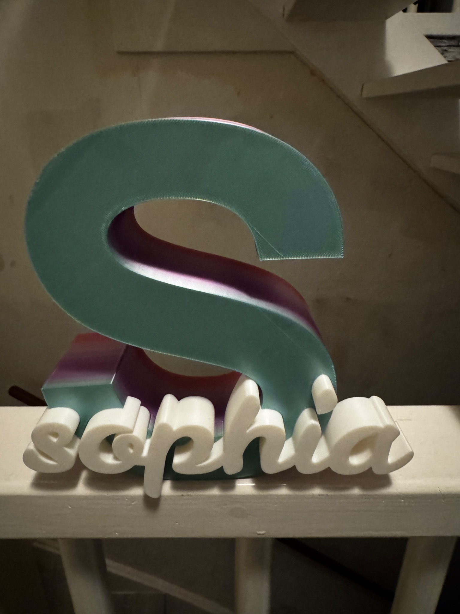 Gepersonaliseerde naamdecoratie Sophia