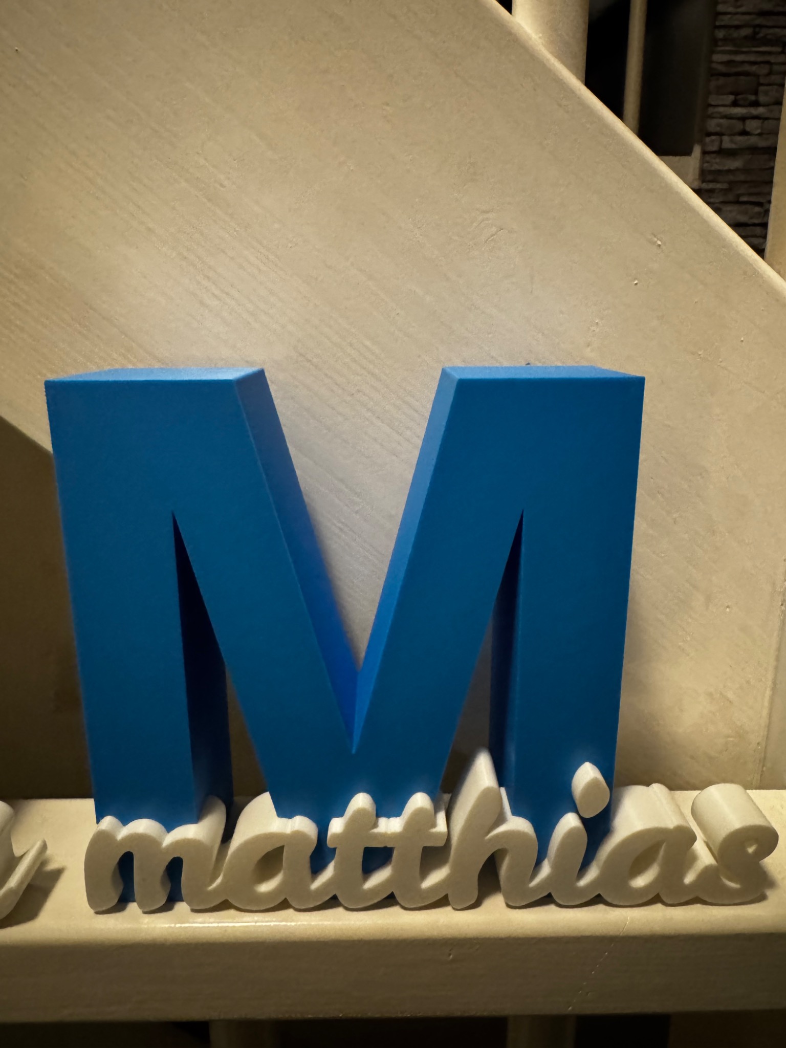 Gepersonaliseerde naamdecoratie Matthias